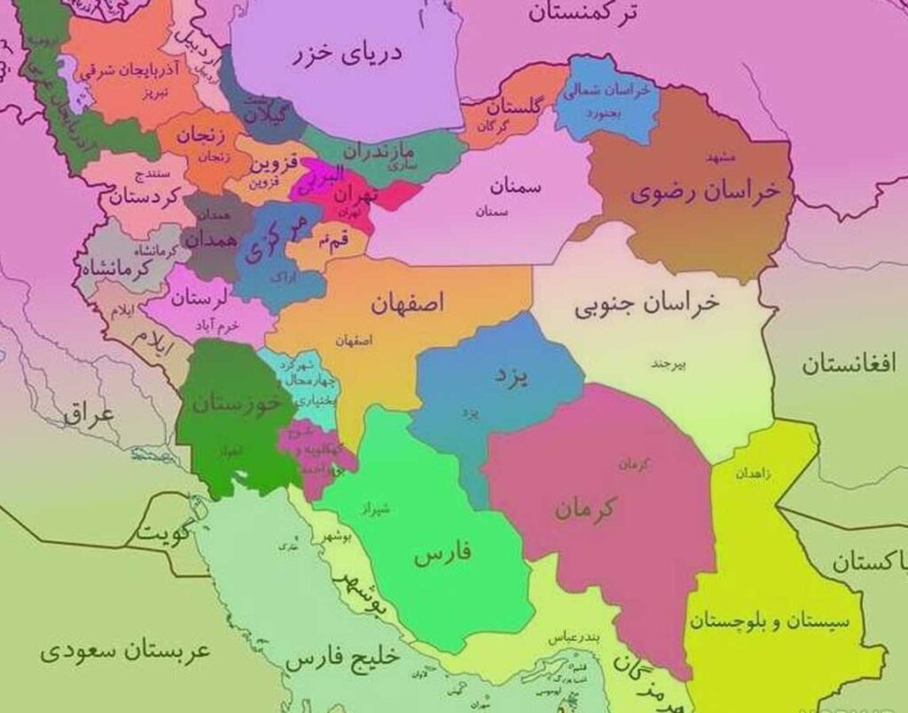 کفسابی در تبریز-نقشه ایران